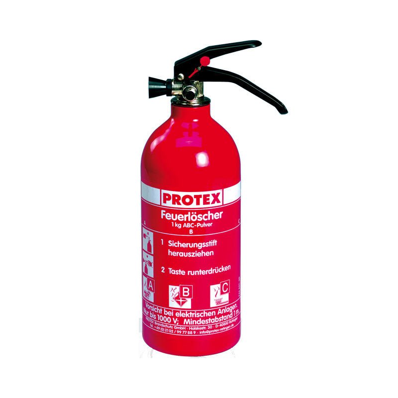 GLORIA 1kg / 2kg car fire extinguisher Protex - PARTS33 GmbH