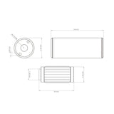 NUKE PERFORMANCE 10AN Kraftstofffilter Slim - PARTS33 GmbH