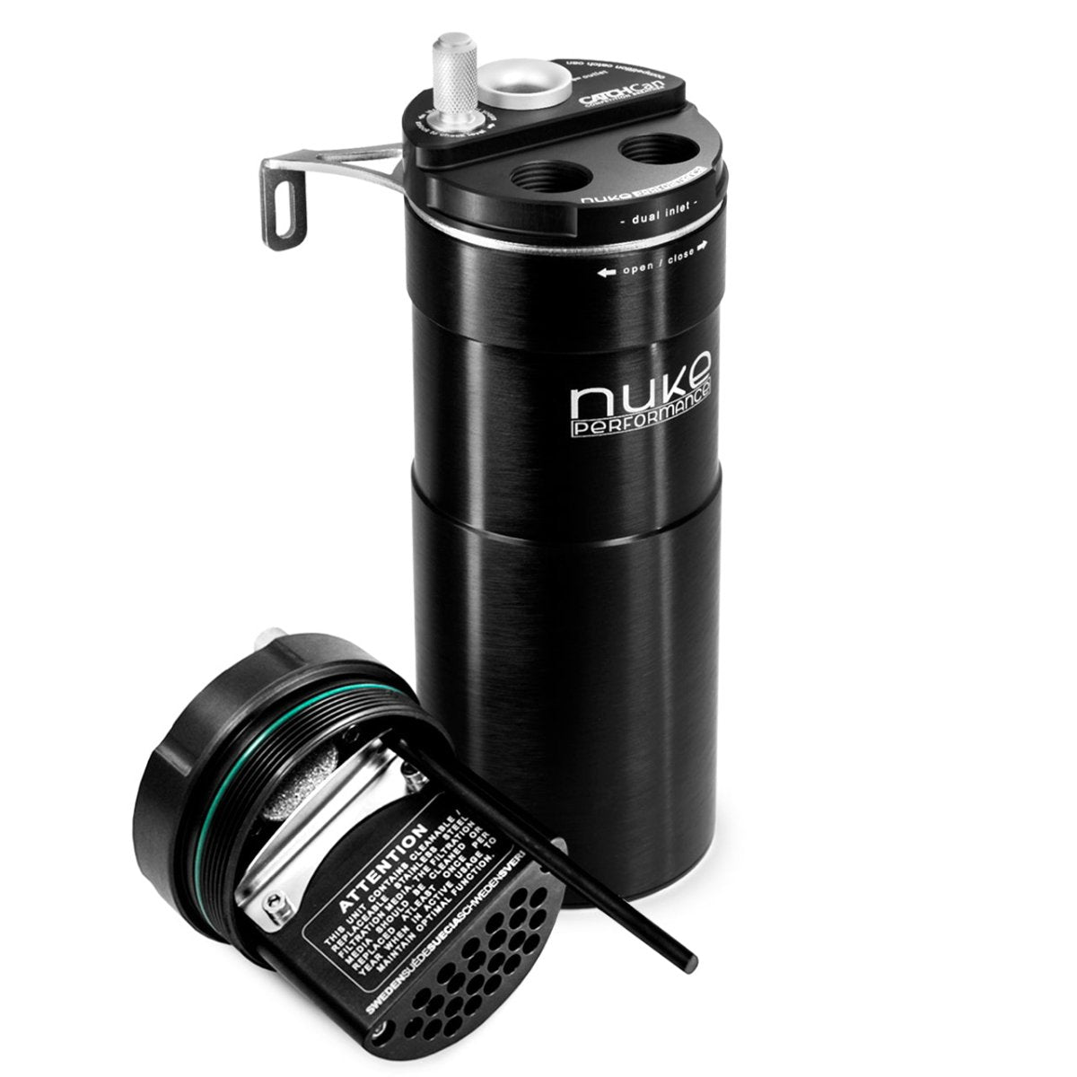 NUKE PERFORMANCE Competition Oil Catchtank 0,5 / 1,0 liter Universal - PARTS33 GmbH
