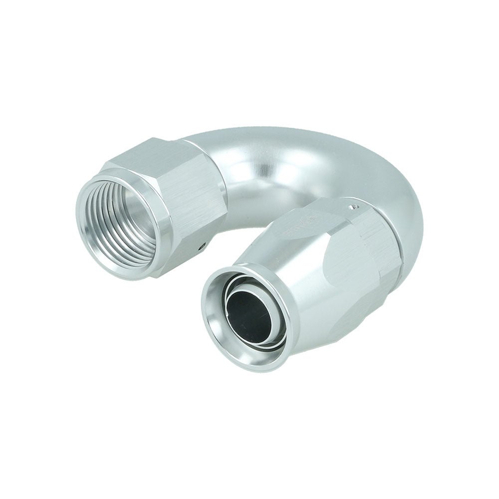 FAMEFORM High Flow PTFE hose connection fitting rotatable Dash 180° silver (all sizes) - PARTS33 GmbH