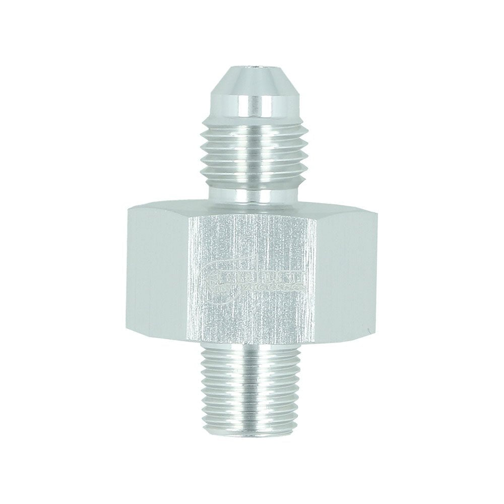 FAMEFORM Adapter Dash male to NPT 1/8" male with 1/8" NPT connection matt silver (all sizes) - PARTS33 GmbH