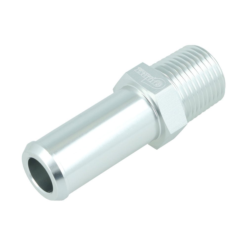 FAMEFORM screw-in connector NPT male for hose connection black straight silver matt (all sizes) - PARTS33 GmbH