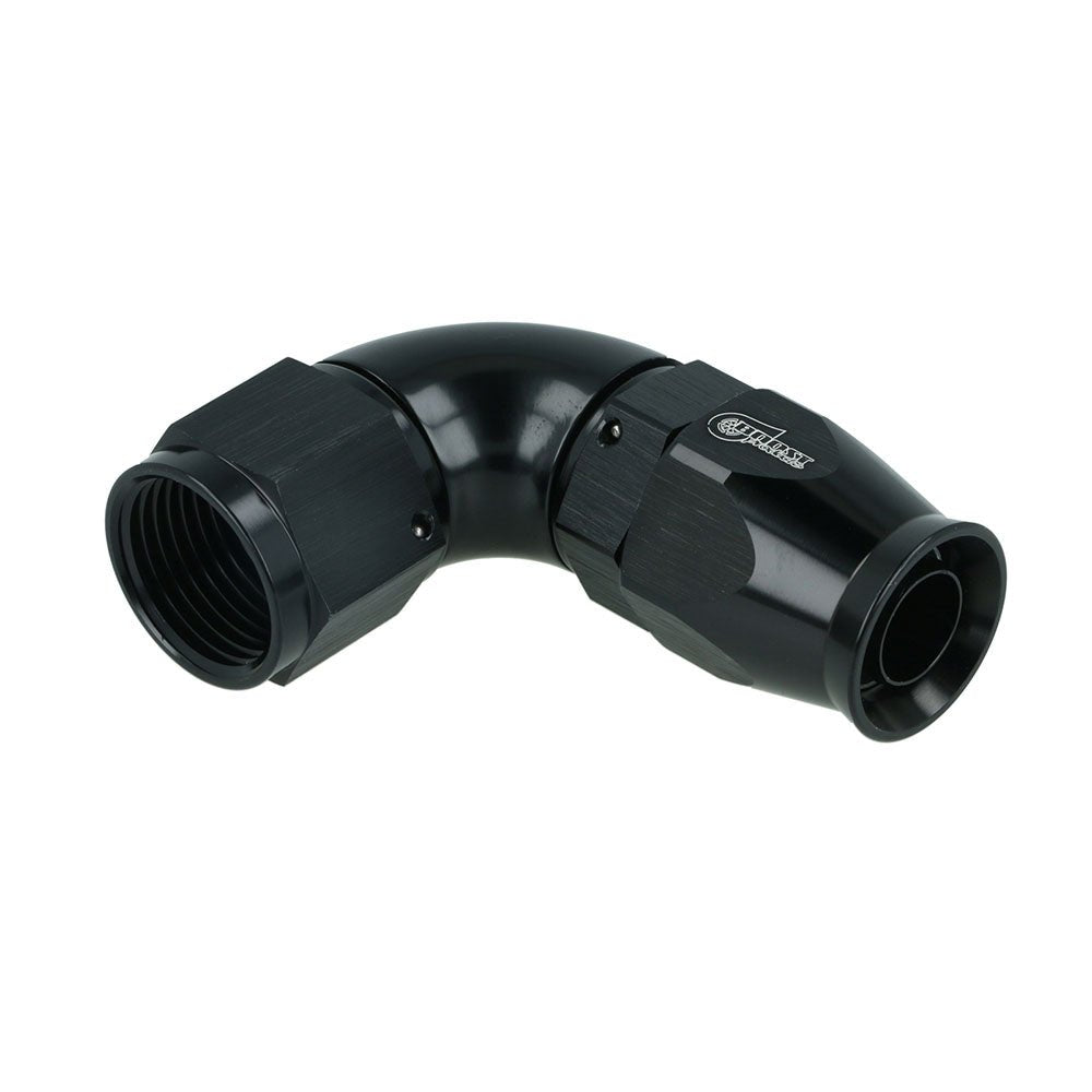 FAMEFORM High Flow PTFE hose connection fitting rotatable Dash 90° black (all sizes) - PARTS33 GmbH