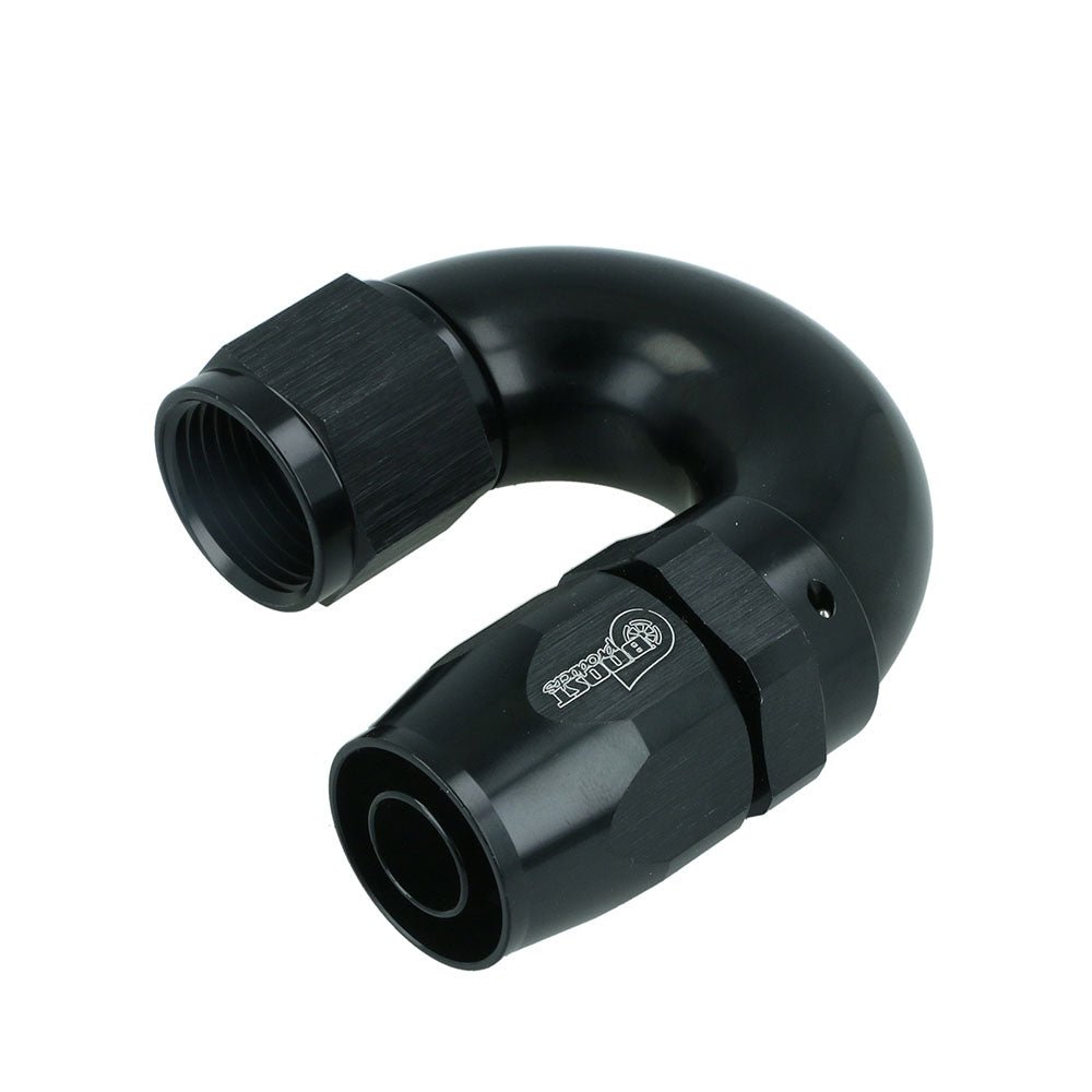 FAMEFORM High Flow hose connection fitting rotatable Dash 180° black (all sizes) - PARTS33 GmbH