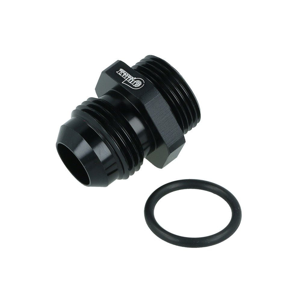 FAMEFORM High Flow thread adapter Dash 10 male to M22x1,5 male with O-ring straight black matt - PARTS33 GmbH