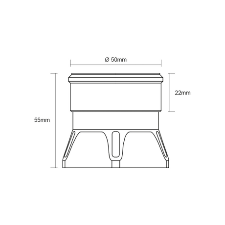 NUKE PERFORMANCE Einfüllstutzen Adapter (für CFC Unit) - PARTS33 GmbH