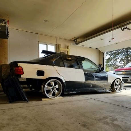 FITMENT LAB Widebody Kit BMW E36 Limousine Phase 2 ohne cut-outs - PARTS33 GmbH