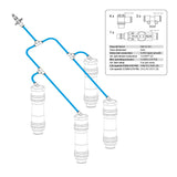 NUKE PERFORMANCE Lufthebeanlage Air Jack 90 Competition PRO Set (4 Stück) - PARTS33 GmbH