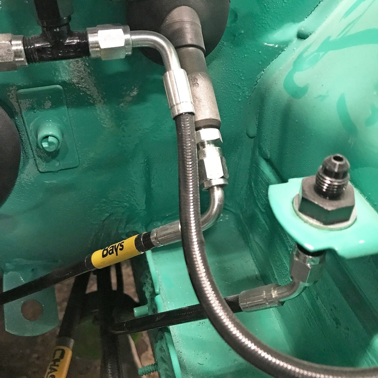 CHASE BAYS Kupplungsleitung passend für BMW E30 mit GM LS1 LS2 T56 TR6060 Getriebe