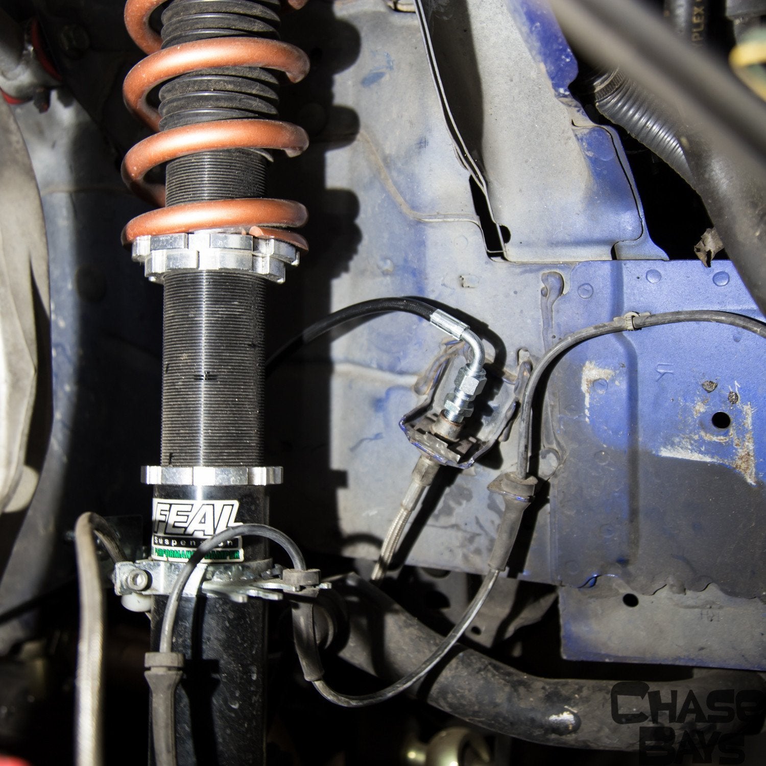 CHASE BAYS Nissan 350Z Infiniti G35 Bremsleitung Relocation Kit für Brake Booster Eliminator inBay - PARTS33 GmbH