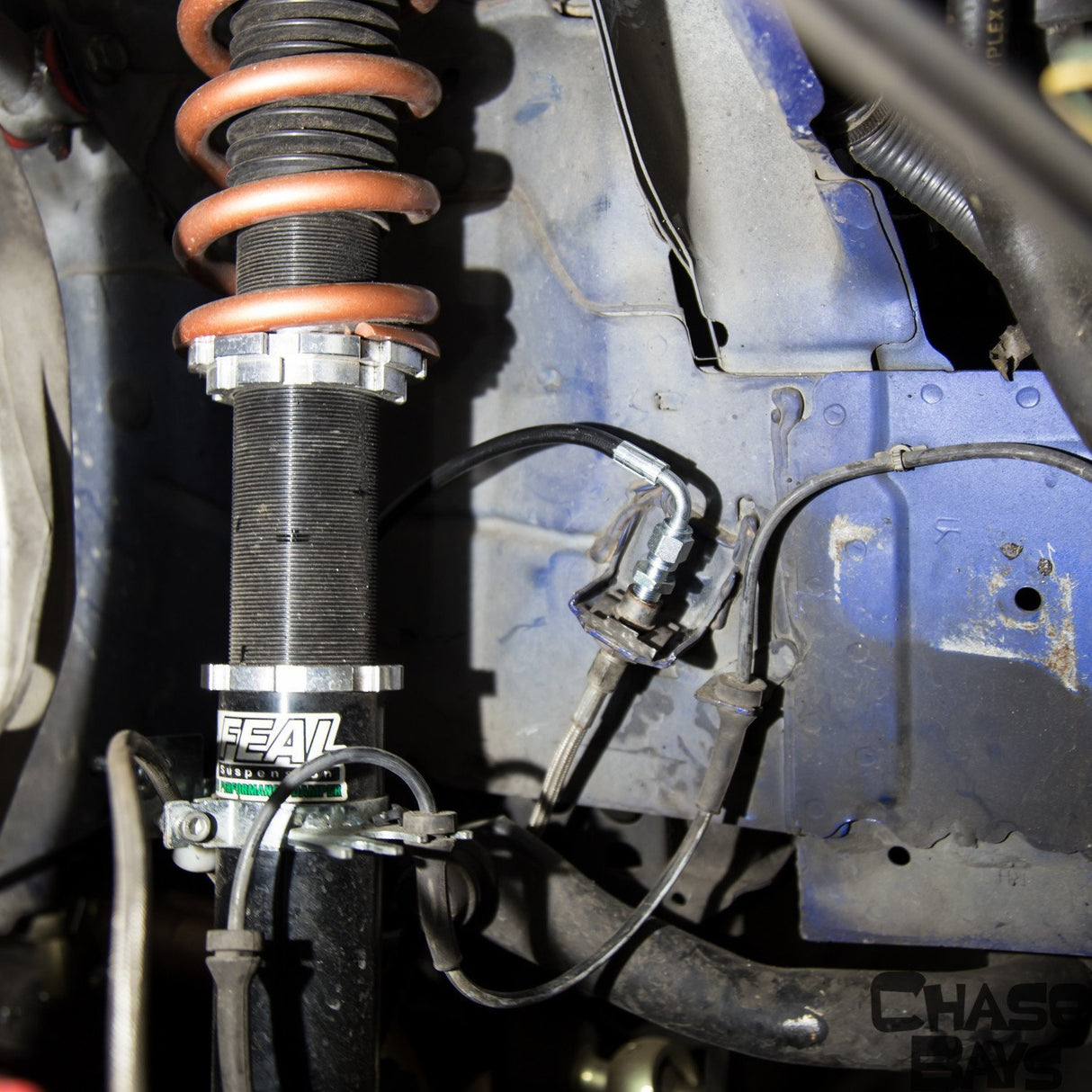 CHASE BAYS Nissan 350Z Infiniti G35 Bremsleitung Relocation Kit für OEM Bremszylinder inBay - PARTS33 GmbH