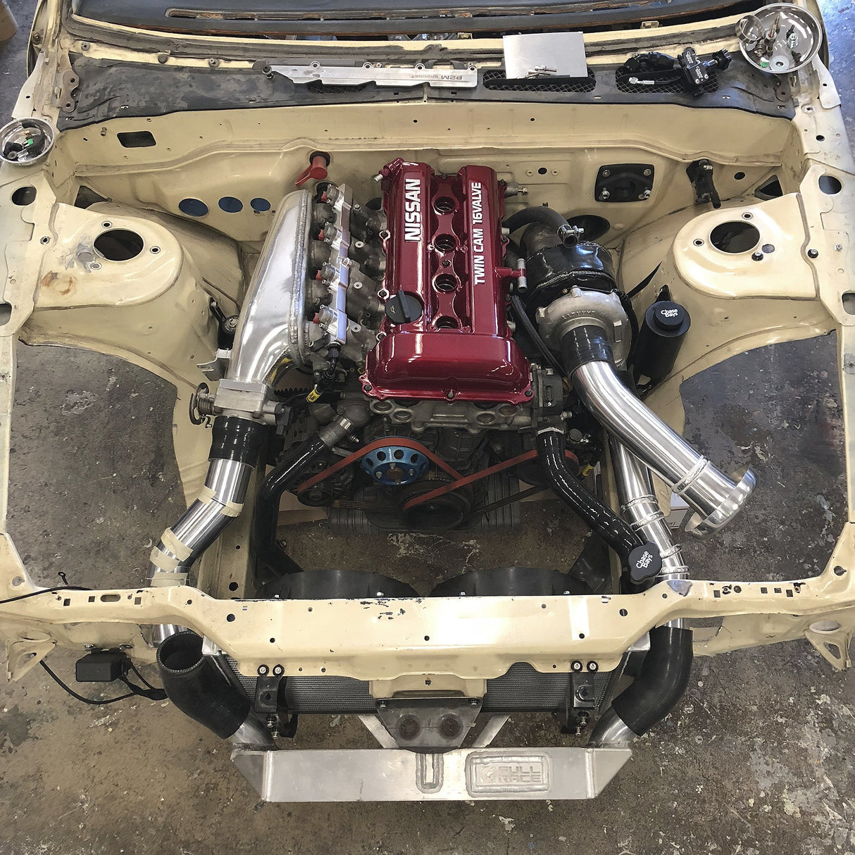 CHASE BAYS Nissan Skyline R32 Aluminium Wasserkühler - PARTS33 GmbH