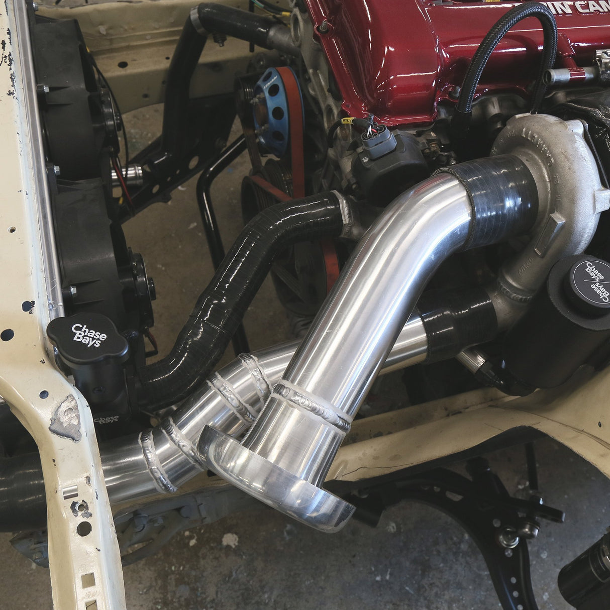 CHASE BAYS Nissan Skyline R32 Aluminium Wasserkühler - PARTS33 GmbH