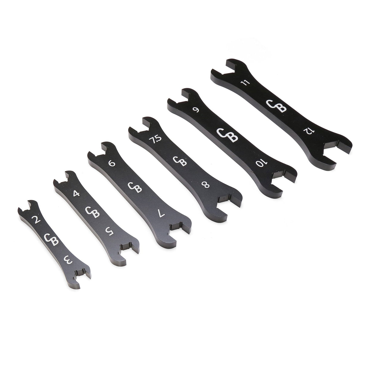 CHASE BAYS Aluminium AN Schraubenschlüssel Set 12 Größen