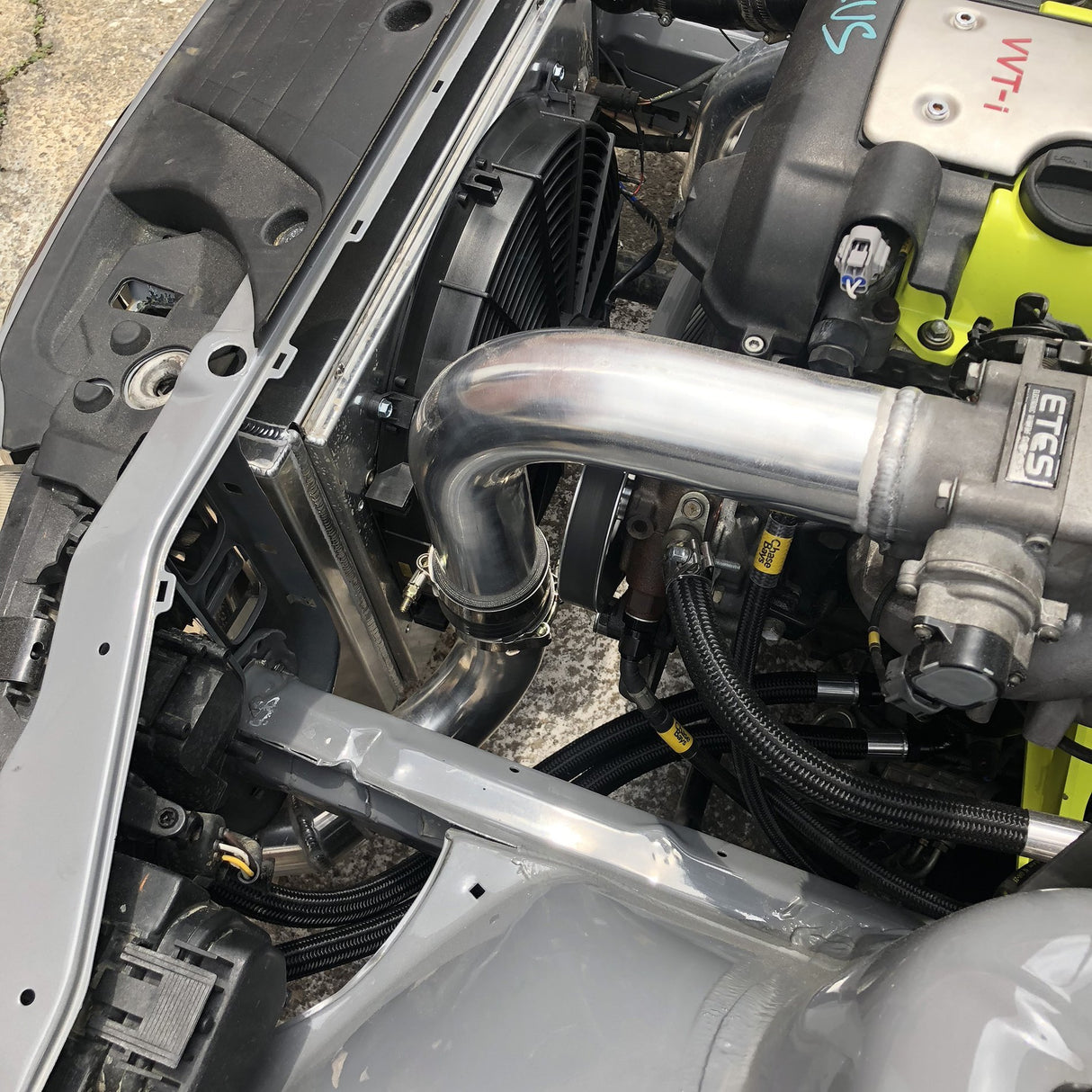 CHASE BAYS BMW E30 E36 E46 Aluminium Wasserkühler - PARTS33 GmbH