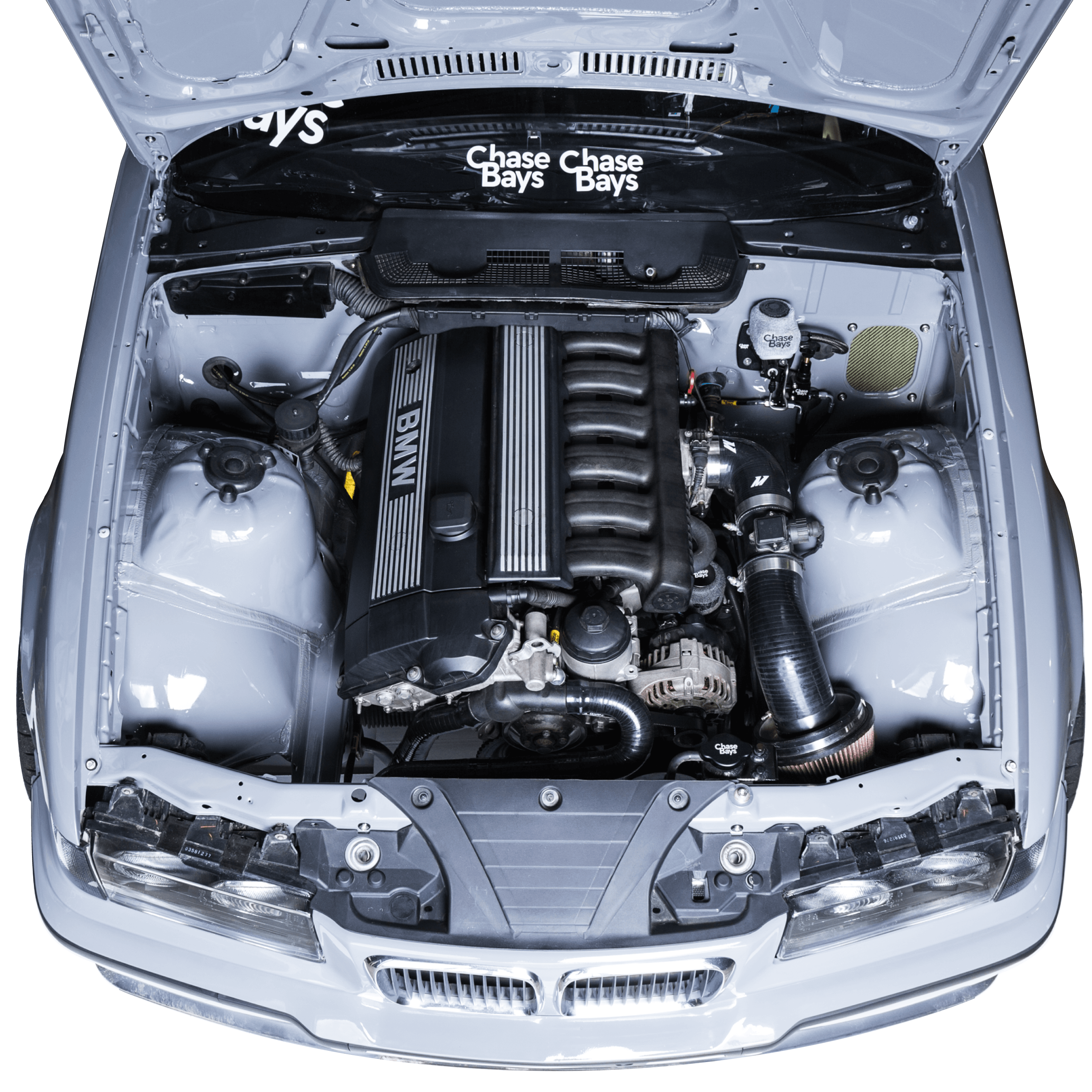 CHASE BAYS BMW E30 E36 E46 Aluminium Wasserkühler - PARTS33 GmbH