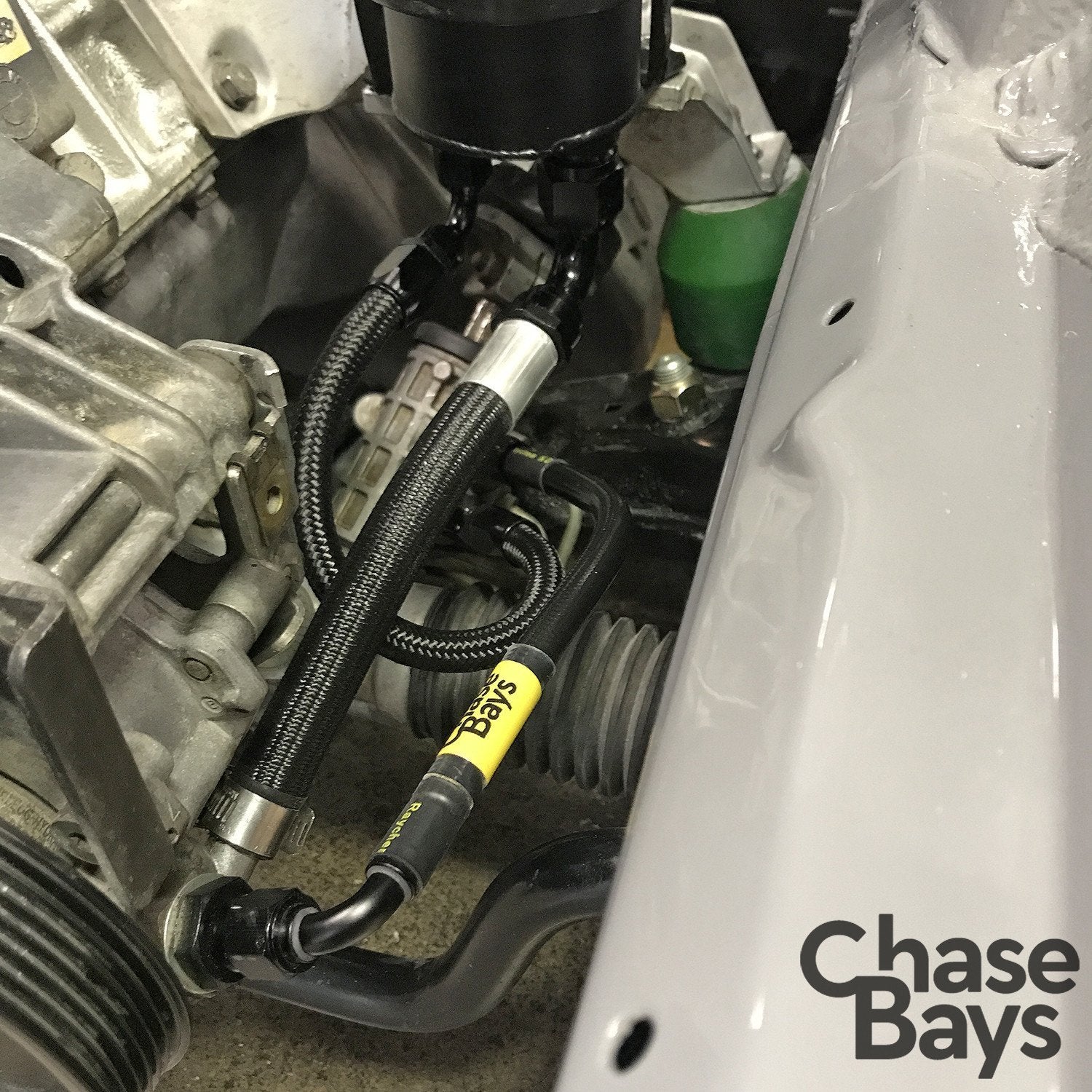 CHASE BAYS BMW E46 high pressure hose power steering with BMW engine