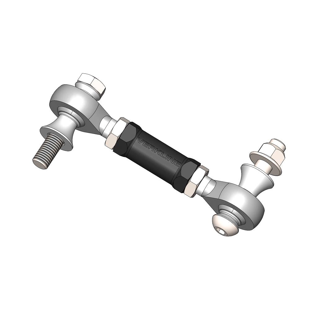 VERKLINE Koppelstange passend für VW Golf MK6 Passat Tiguan Jetta Eos Hinterachse einstellbar (Aluminium)