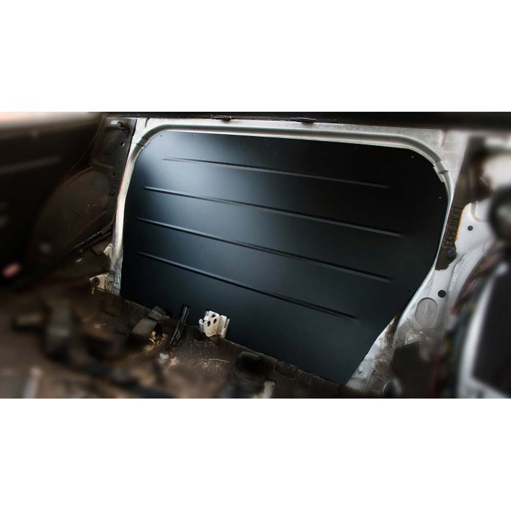 FAMEFORM Rücksitz Spritzwand Feuerwand passend für BMW E36 Coupe (Aluminium)