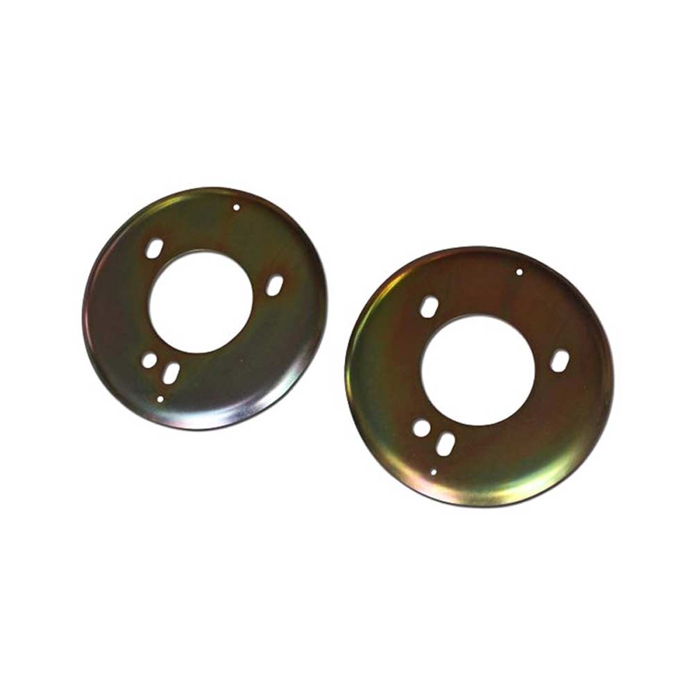 FAMEFORM Domlager Vorderachse Verstärkungsbleche Einschweissbleche Set passend für BMW E46 (Stahl)