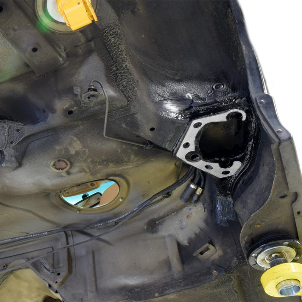 FAMEFORM Längslenkeraufnahme Hinterachse Verstärkungsbleche Einschweissbleche Set passend für BMW E36 (Stahl)