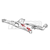IRP Längslenker Hinterachse Sturz/Spur Einstellset passend für BMW E30 E34 E36 Compact (zum Einschweißen)