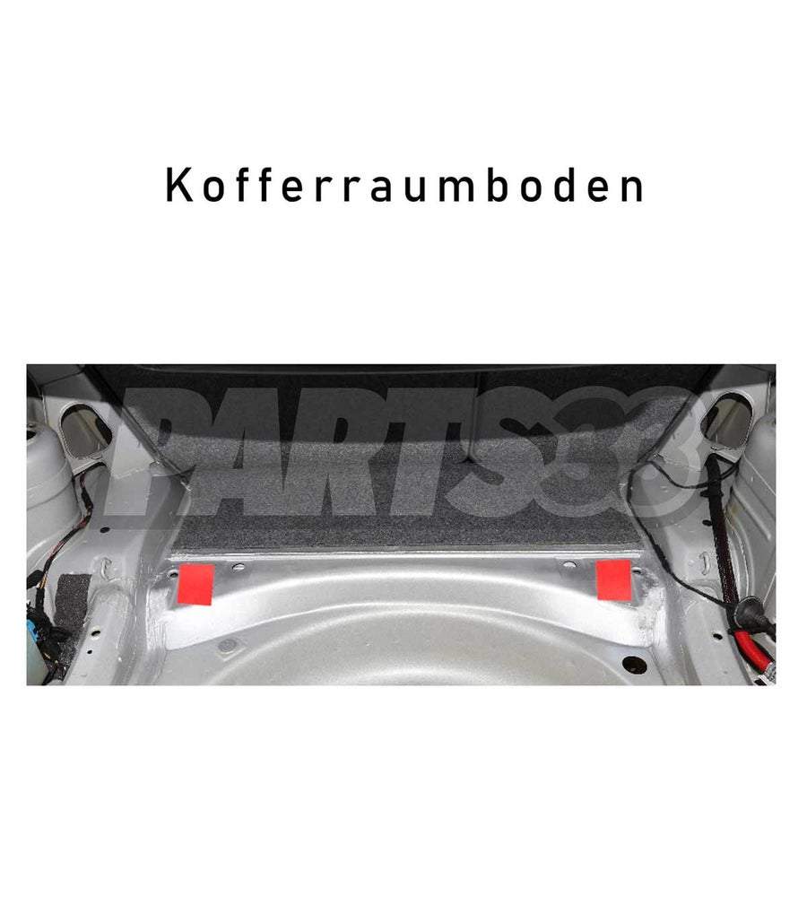 IRP BMW E46 Hinterachsträger Verstärkungsbleche Einschweissbleche Set (Stahl)