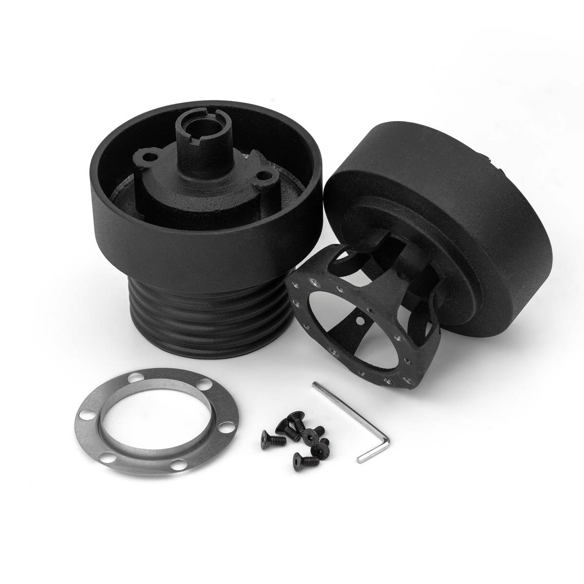 LUISI steering wheel hub Fiat 128 Coupe from 06/1972 (TÜV-compliant deformable / 6x74mm 6x70mm)