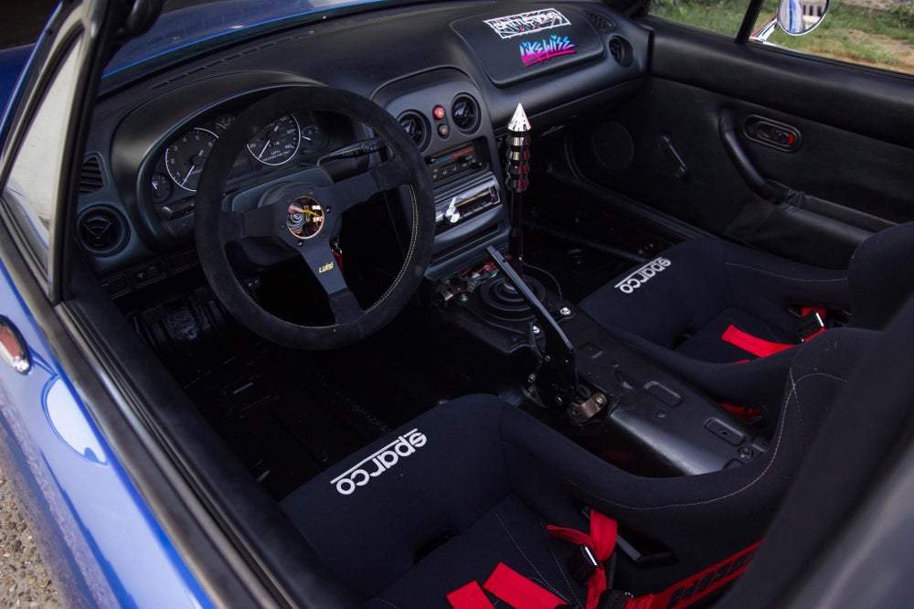 LUISI Mirage sports steering wheel suede black (dish / with TÜV)