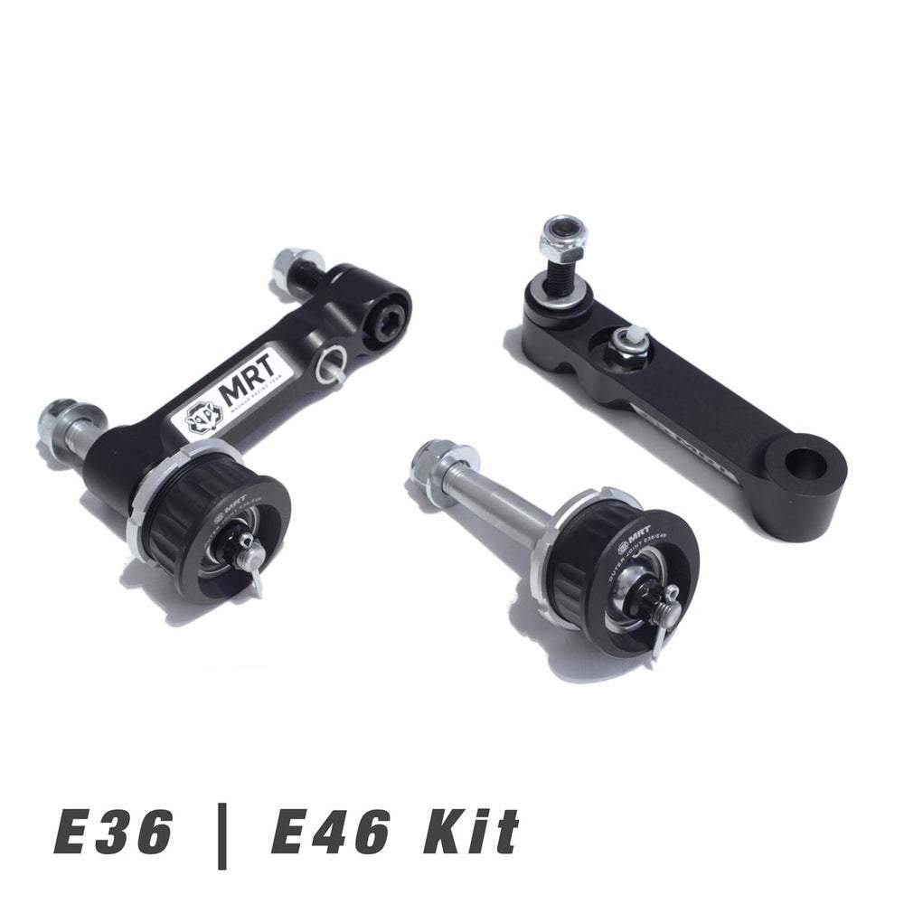 MRT ENGINEERING Roll-Center Bump-Steer Steering Angle Kit BMW E30 E36 E46 Z3 Z4 (Aluminium/Stainless Steel)