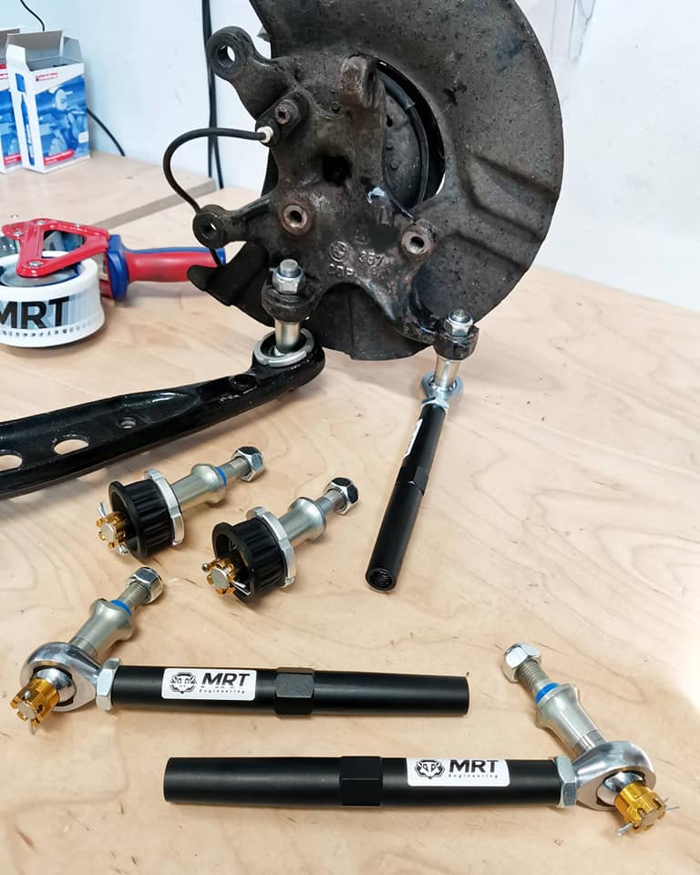 MRT ENGINEERING Roll-Center Bump-Steer Kit passend für BMW E30 E36 E46 M3 Z3 Z4M