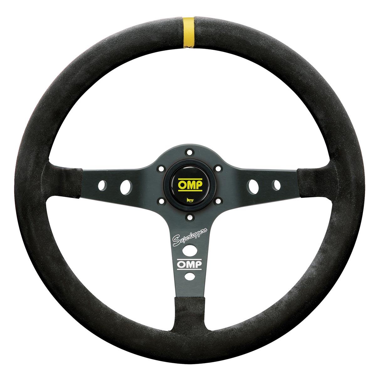 OMP Corsica Superleggero Wildleder schwarz (geschüsseltes Lenkrad) - PARTS33 GmbH