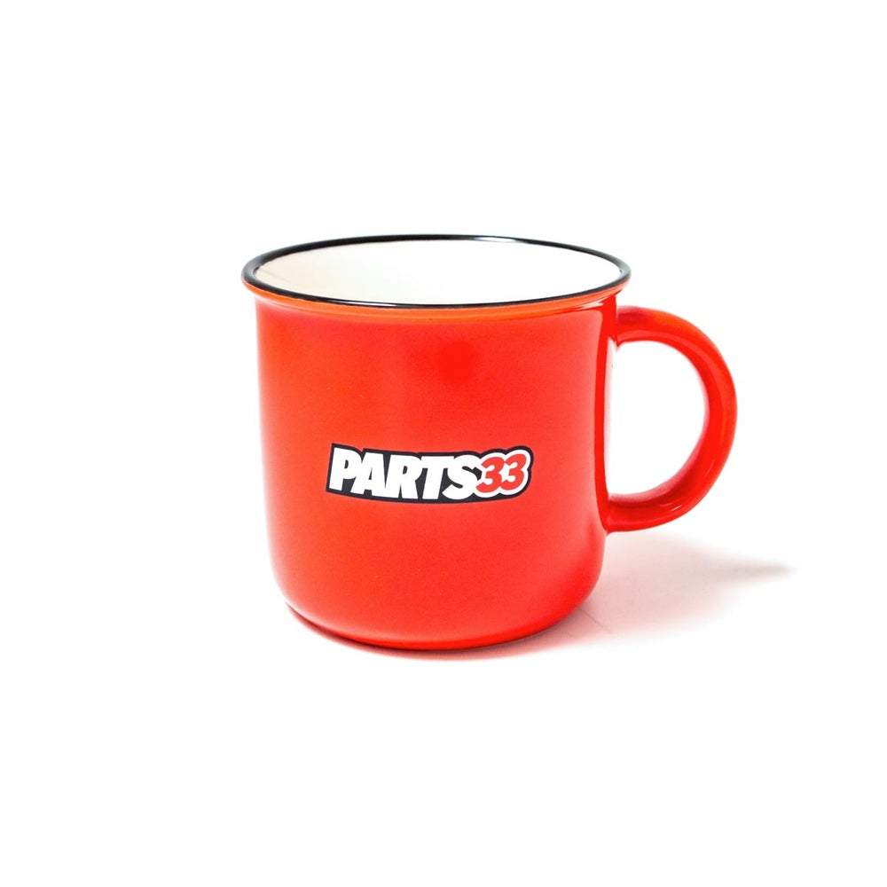 PARTS33 logo mug