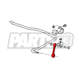 PMC MOTORSPORT Koppelstangen passend für BMW E30 E36 Hinterachse (Aluminium/PU)