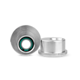 PMC MOTORSPORT Querlenker Buchsen Set exzentrisch Uniball passend für BMW E30 E36 Z3 Vorderachse (Aluminium)