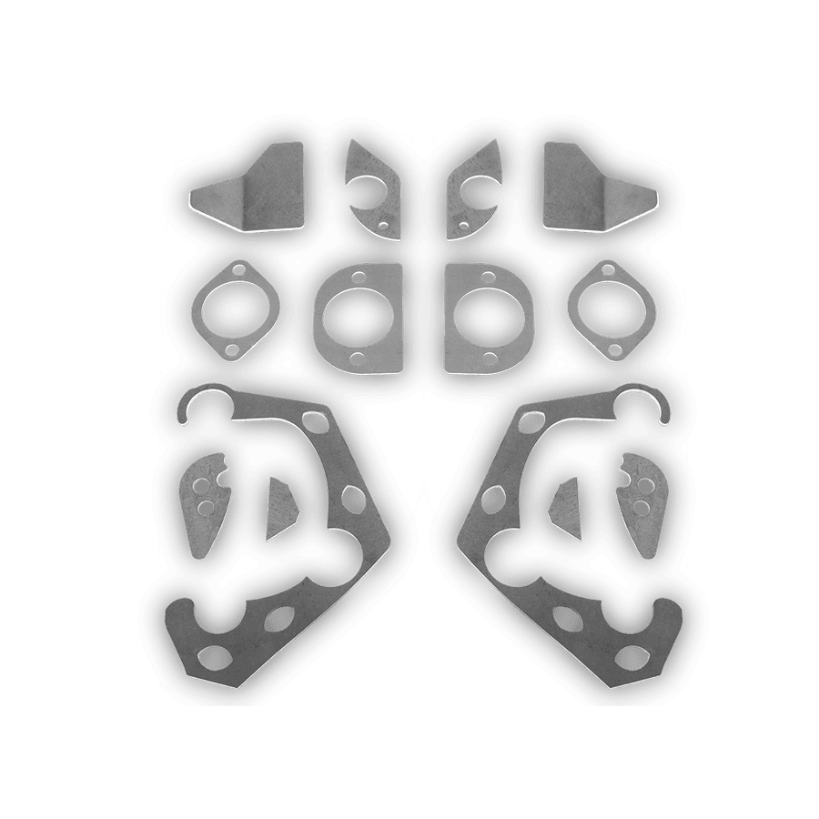 PMC MOTORSPORT BMW E36 reinforcement plates weld-in plates set (steel)