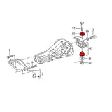 VERKLINE Buchse Differentialaufhängung 38mm Audi 100 200 Quattro S6 C4 D11 Hinterachse (PU) - PARTS33 GmbH