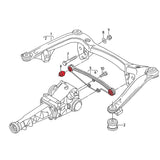 VERKLINE Differential Träger Buchsen Audi A4 S4 RS4 B5 B4 RS2 Hinterachse (PU) - PARTS33 GmbH