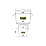 QSP Rennsport Batteriebox mit Halterungen (Polypropylen) - PARTS33 GmbH