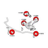 STRONGFLEX Mercedes W202 Buchsen Set Vorderachse & Hinterachse (PU) - PARTS33 GmbH