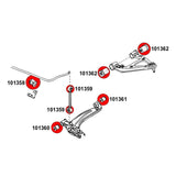STRONGFLEX MX-5 NA komplettes Buchsen Set Vorderachse & Hinterachse (PU) - PARTS33 GmbH