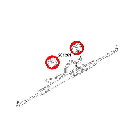 STRONGFLEX Nissan 200SX S13 bushing set front and rear axle (PU) - PARTS33 GmbH
