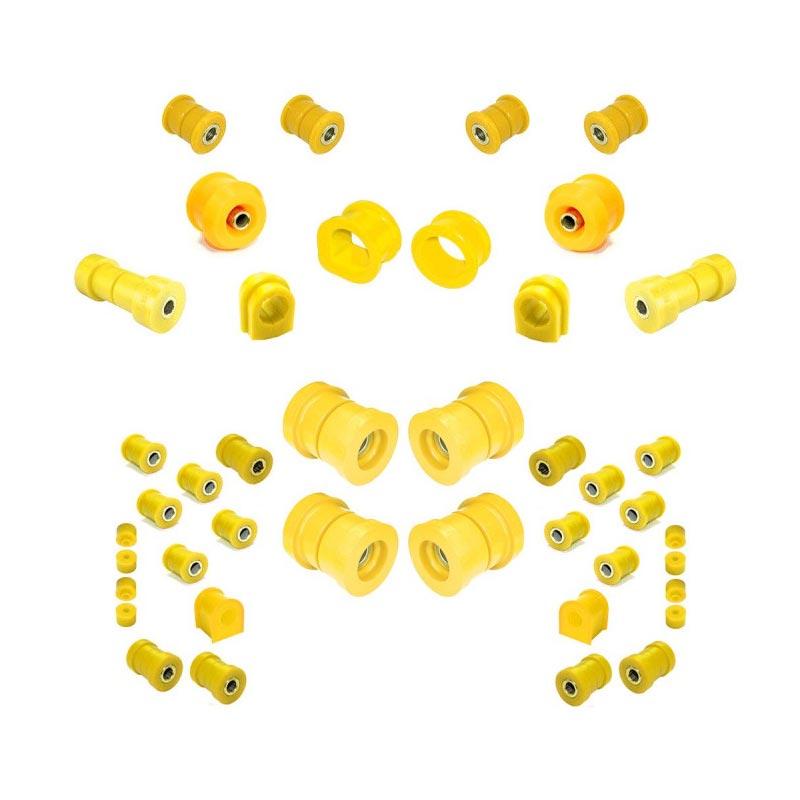 STRONGFLEX Nissan Skyline R33 R34 bushing set front and rear axle (PU) - PARTS33 GmbH