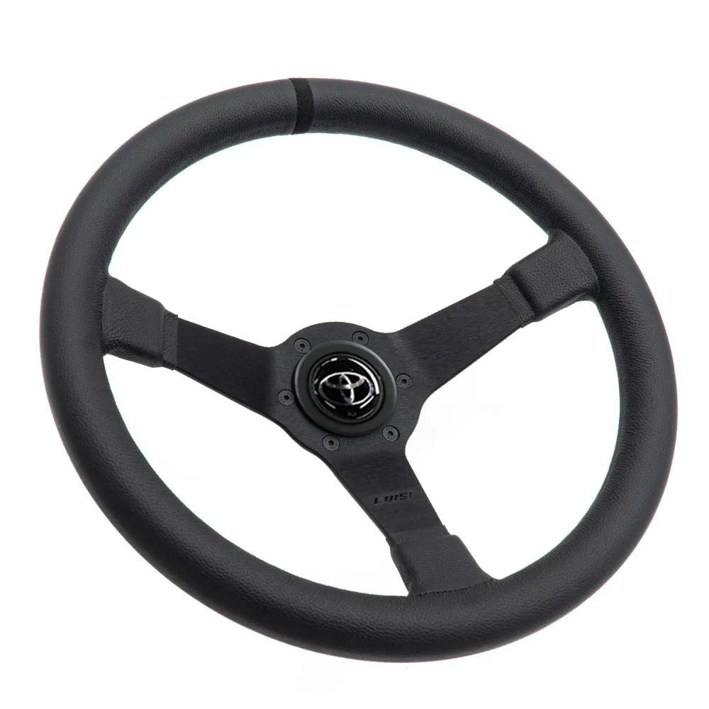 LUISI Mirage Race sports steering wheel leather complete set Toyota Corolla 1988-1998 (dish / with TÜV) - PARTS33 GmbH