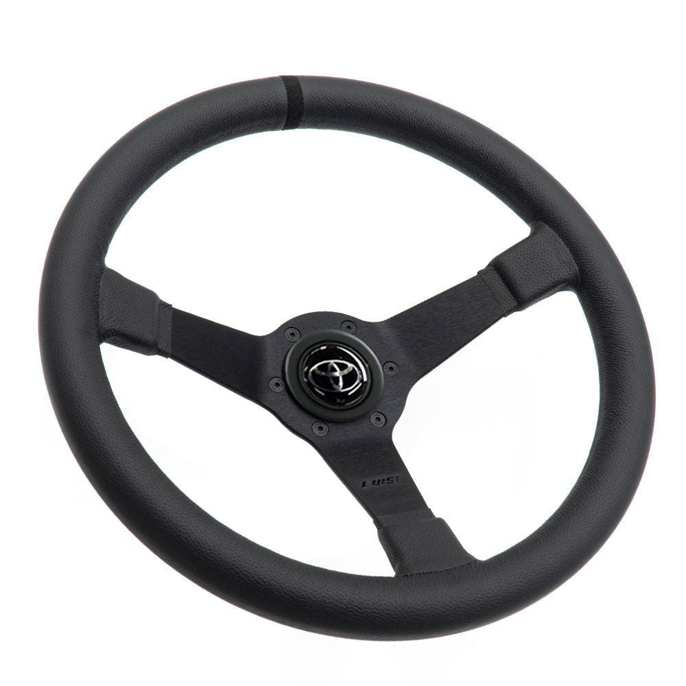 LUISI Mirage Race sports steering wheel leather complete set Toyota MR2 1990-1992 (bowled / with TÜV) - PARTS33 GmbH