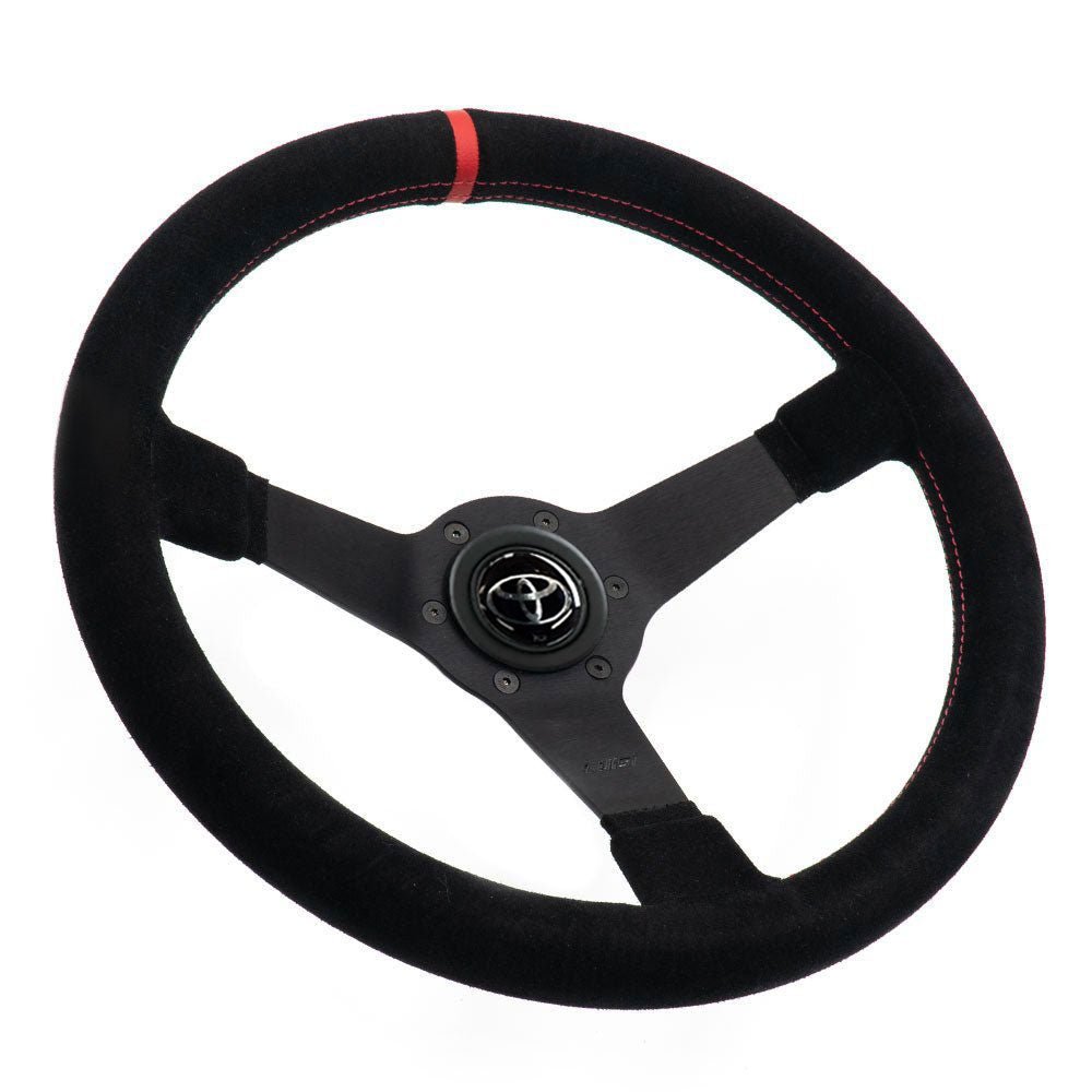 LUISI Mirage Race sports steering wheel suede complete set Toyota MR2 1990-1992 (dish / with TÜV) - PARTS33 GmbH