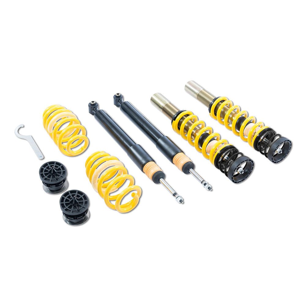 ST SUSPENSIONS coilover kit ST X galvanized steel (with fixed identification) BMW 1er E81 (with TÜV) - PARTS33 GmbH