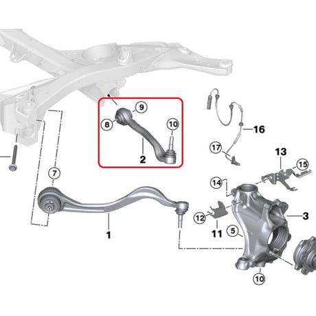 VERKLINE Querlenker Camber Arms BMW G29 Z4 Vorderachse unten einstellbar Uniball (Aluminium) - PARTS33 GmbH