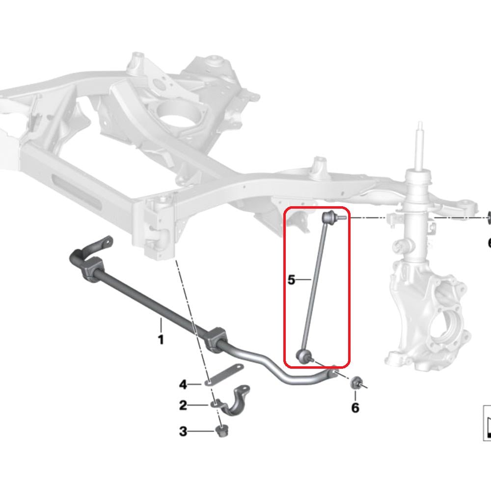 VERKLINE Koppelstange BMW G29 Z4 Vorderachse Uniball (Aluminium) - PARTS33 GmbH