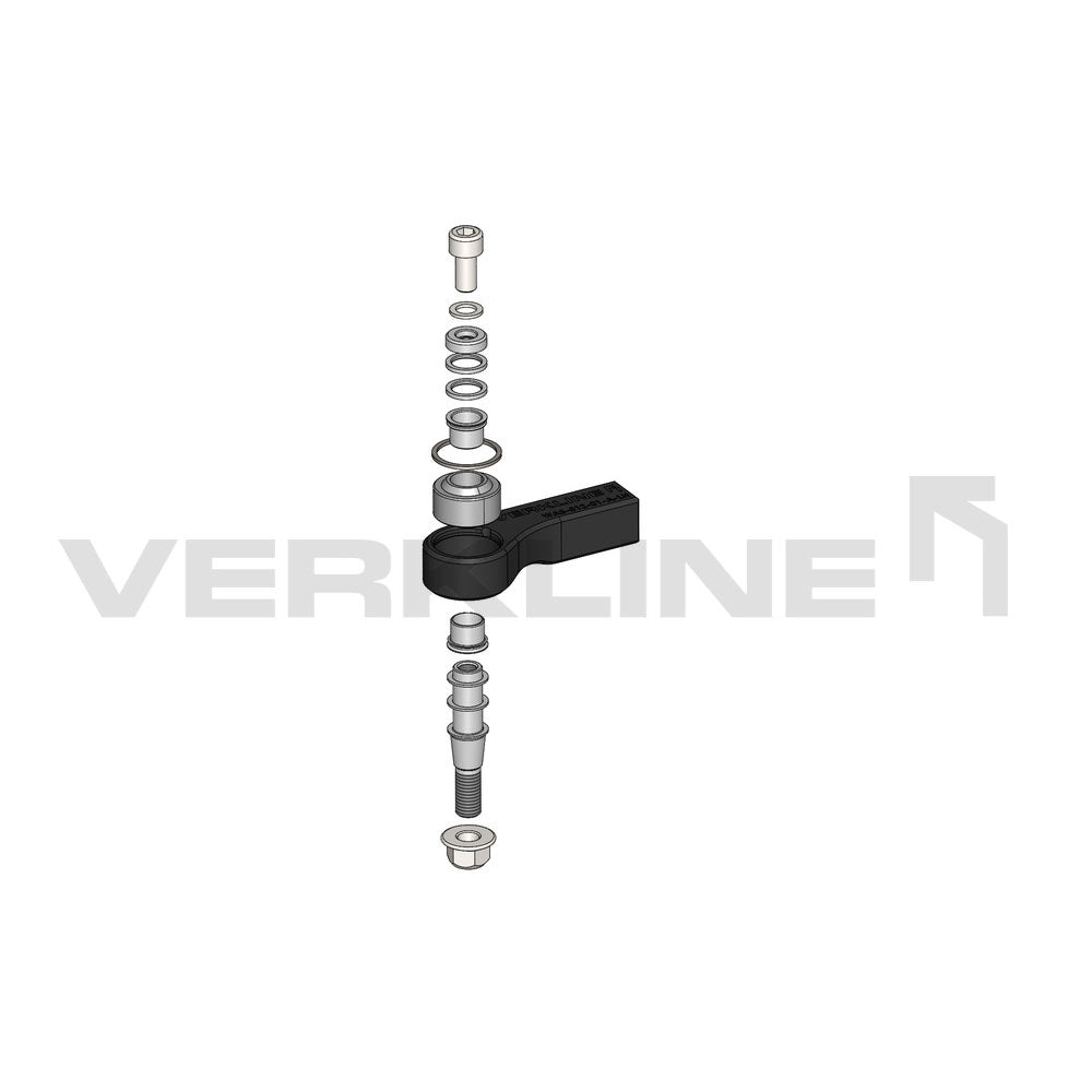 VERKLINE Bump-Steer Kit vordere Lenkstangenköpfe passend für VW Eos MK5 MK6